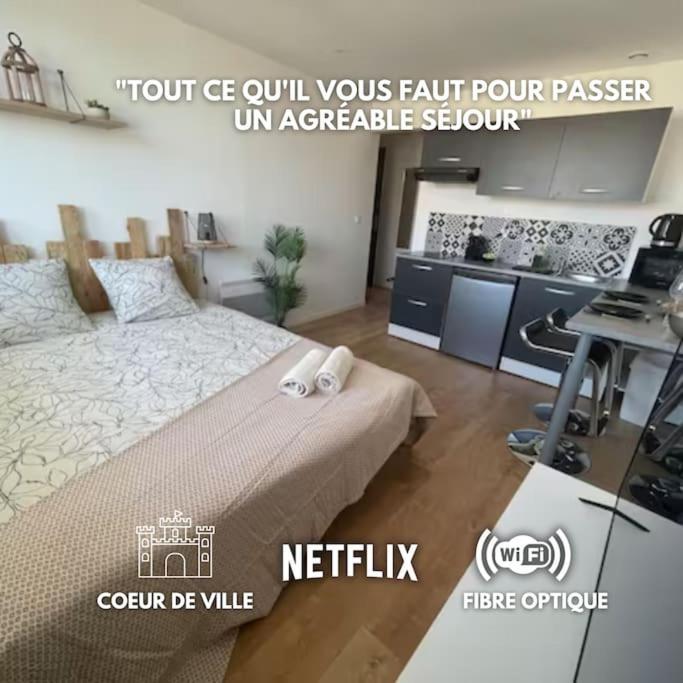 Studio Cosy Rue Alexander Taylor, Wifi, 2 Pers Pau Luaran gambar